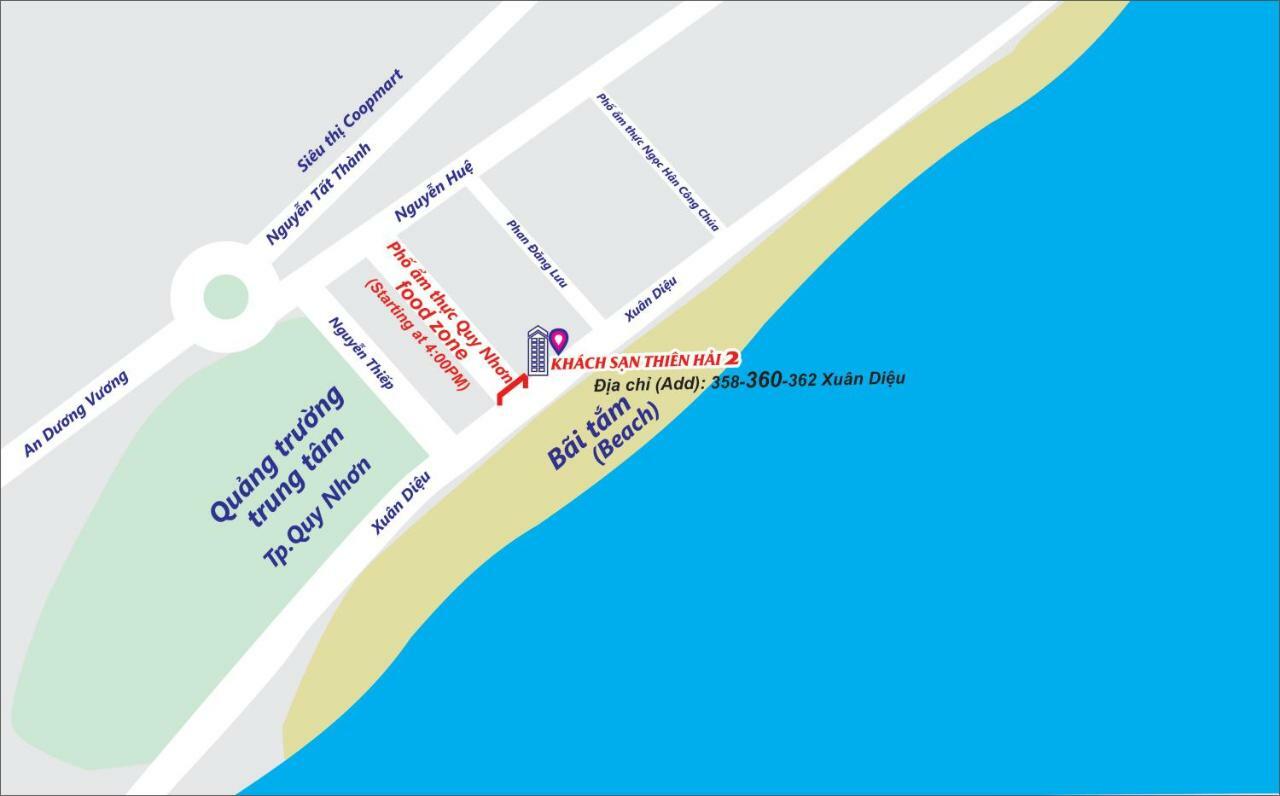 Thien Hai 2 Hotel Куїнон Екстер'єр фото